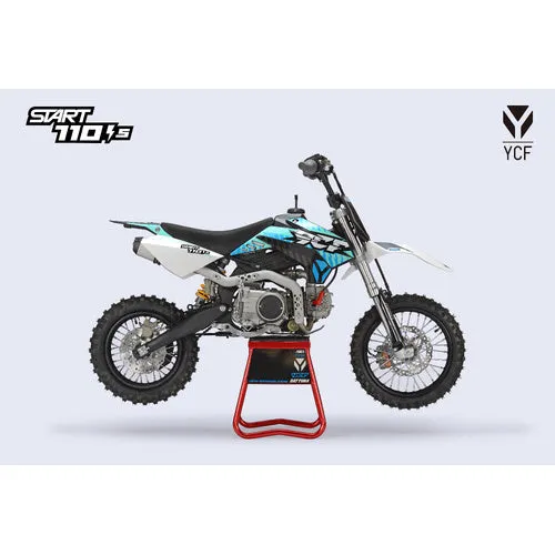 YCF Start F110SE 110cc pit bike, side view